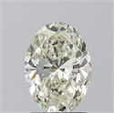Natural Diamond 1.71 Carats, Oval with  Cut, L Color, VS1 Clarity and Certified by GIA