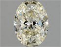 Natural Diamond 1.21 Carats, Oval with  Cut, L Color, SI1 Clarity and Certified by GIA