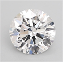 Lab Grown Diamond 2.06 Carats, Round with Ideal Cut, D Color, VVS2 Clarity and Certified by IGI