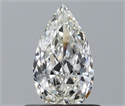 Diamante Natural 0.50 quilates, De pera , Color H, claridad VVS2 y certificado IGI