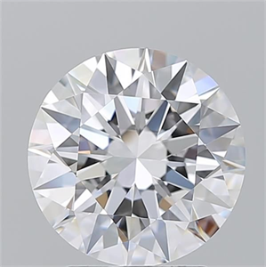 Picture of Natural Diamond 3.01 Carats, Round with Excellent Cut, D Color, IF Clarity and Certified by GIA