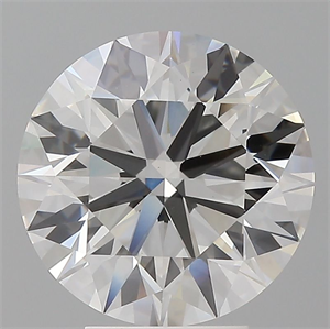 Picture of Lab Grown Diamond 5.01 Carats, Round with Ideal Cut, F Color, VVS2 Clarity and Certified by IGI