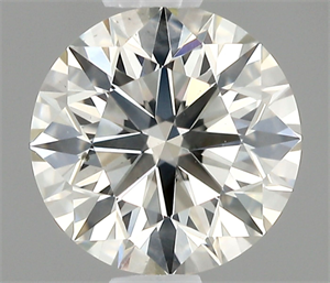 Picture of Natural Diamond 0.58 Carats, Round with Excellent Cut, I Color, SI1 Clarity and Certified by IGI