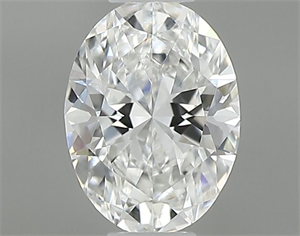 Picture of Natural Diamond 0.32 Carats, Oval with  Cut, F Color, VS2 Clarity and Certified by GIA