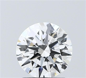 Picture of Lab Grown Diamond 1.53 Carats, Round with Ideal Cut, D Color, VVS2 Clarity and Certified by IGI