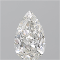 Natural Diamond 1.01 Carats, Pear with  Cut, H Color, SI1 Clarity and Certified by GIA
