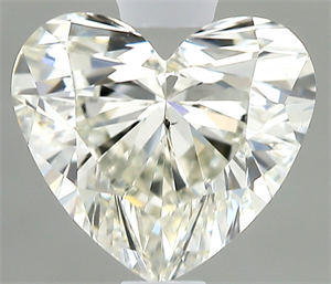 Picture of Natural Diamond 0.50 Carats, Heart with  Cut, I Color, SI1 Clarity and Certified by IGI