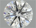 Natural Diamond 0.74 Carats, Round with Excellent Cut, J Color, VS1 Clarity and Certified by GIA