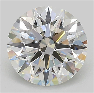 Picture of Lab Grown Diamond 2.07 Carats, Round with Ideal Cut, E Color, VS1 Clarity and Certified by IGI