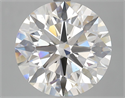 Lab Grown Diamond 6.47 Carats, Round with Ideal Cut, G Color, VS1 Clarity and Certified by IGI
