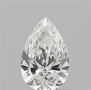Picture of Natural Diamond 0.50 Carats, Pear with  Cut, E Color, VVS1 Clarity and Certified by GIA
