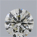 Natural Diamond 0.70 Carats, Round with Excellent Cut, I Color, SI1 Clarity and Certified by IGI