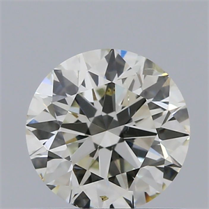 Picture of Natural Diamond 0.70 Carats, Round with Excellent Cut, I Color, SI1 Clarity and Certified by IGI