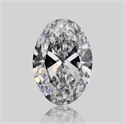 Natural Diamond 0.58 Carats, Oval with  Cut, D Color, VS2 Clarity and Certified by GIA