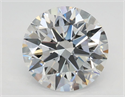 Lab Grown Diamond 2.52 Carats, Round with Excellent Cut, D Color, VS1 Clarity and Certified by GIA