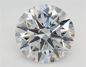 Picture of Lab Grown Diamond 2.52 Carats, Round with Excellent Cut, D Color, VS1 Clarity and Certified by GIA