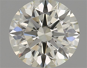 Picture of Natural Diamond 0.59 Carats, Round with Excellent Cut, L Color, VVS1 Clarity and Certified by GIA
