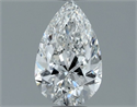 Natural Diamond 0.70 Carats, Pear with  Cut, F Color, VVS1 Clarity and Certified by GIA