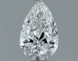 Picture of Natural Diamond 0.70 Carats, Pear with  Cut, F Color, VVS1 Clarity and Certified by GIA