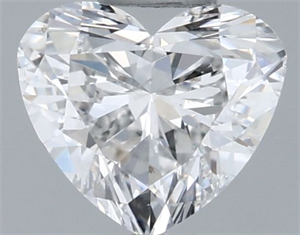 Picture of Natural Diamond 0.50 Carats, Heart with  Cut, F Color, SI1 Clarity and Certified by GIA