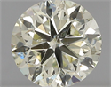Natural Diamond 0.70 Carats, Round with Very Good Cut, M Color, SI2 Clarity and Certified by IGI
