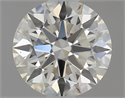 Natural Diamond 0.80 Carats, Round with Excellent Cut, K Color, VS2 Clarity and Certified by GIA