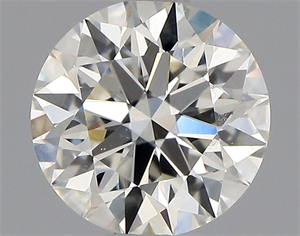Picture of Natural Diamond 0.90 Carats, Round with Excellent Cut, I Color, VS1 Clarity and Certified by GIA