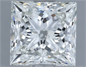Diamante Natural 1.51 quilates, Princesa , Color H, claridad VVS2 y certificado IGI