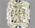 Natural Diamond 1.02 Carats, Radiant with  Cut, N Color, SI1 Clarity and Certified by GIA