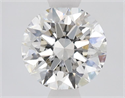 Lab Grown Diamond 1.55 Carats, Round with Ideal Cut, H Color, VS1 Clarity and Certified by IGI