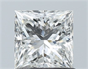 Diamante Natural 0.90 quilates, Princesa , Color G, claridad IF y certificado GIA