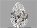 Diamante Natural 0.46 quilates, De pera , Color E, claridad VVS1 y certificado GIA