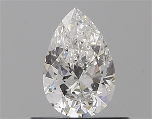 Foto Diamante Natural 0.46 quilates, De pera , Color E, claridad VVS1 y certificado GIA de