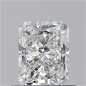 Natural Diamond 0.70 Carats, Radiant with  Cut, F Color, VS1 Clarity and Certified by GIA