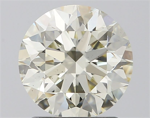 Picture of Natural Diamond 1.52 Carats, Round with Excellent Cut, K Color, VS2 Clarity and Certified by IGI