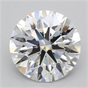 Del inventario de diamantes de laboratorio, 2.50 quilates, Redondo , Color D, claridad VVS1 y certificado IGI