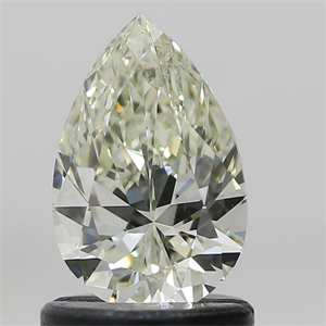 Foto Diamante Natural 0.90 quilates, De pera , Color M, claridad VVS2 y certificado GIA de