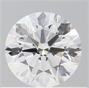 Natural Diamond 0.58 Carats, Round with Excellent Cut, E Color, VS2 Clarity and Certified by GIA