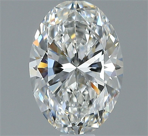 Foto Diamante Natural 1.01 quilates, Ovalado , Color F, claridad VS2 y certificado GIA de