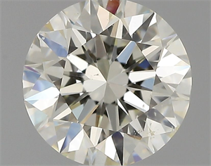 Picture of Natural Diamond 0.70 Carats, Round with Excellent Cut, K Color, SI1 Clarity and Certified by GIA
