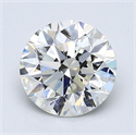 Diamante Natural 1.51 quilates, Redondo , Color I, claridad VVS2 y certificado GIA