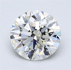 Foto Diamante Natural 1.51 quilates, Redondo , Color I, claridad VVS2 y certificado GIA de