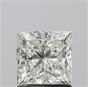 Natural Diamond 1.23 Carats, Princess with  Cut, I Color, SI1 Clarity and Certified by GIA