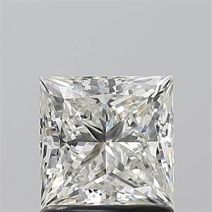 Picture of Natural Diamond 1.23 Carats, Princess with  Cut, I Color, SI1 Clarity and Certified by GIA