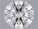 Lab Grown Diamond 3.01 Carats, Round with Ideal Cut, E Color, VS1 Clarity and Certified by IGI
