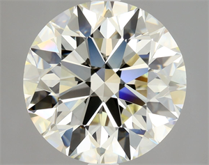Picture of Natural Diamond 3.00 Carats, Round with Excellent Cut, M Color, VVS2 Clarity and Certified by GIA
