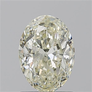 Picture of Natural Diamond 1.22 Carats, Oval with  Cut, M Color, VS1 Clarity and Certified by GIA