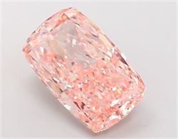 Picture of Lab Grown Diamond 10.06 Carats, CUSHION MODIFIED with  Cut, Fancy Vivid Pink Color, VS1 Clarity and Certified by IGI