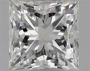 Picture of Natural Diamond 1.01 Carats, Princess with  Cut, H Color, VS1 Clarity and Certified by GIA