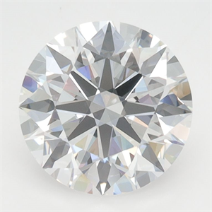 Picture of Lab Grown Diamond 2.38 Carats, Round with Excellent Cut, D Color, VVS1 Clarity and Certified by GIA
